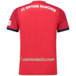 Camisolas de Futebol FC Bayern München Equipamento Principal 2018/19 Manga Curta